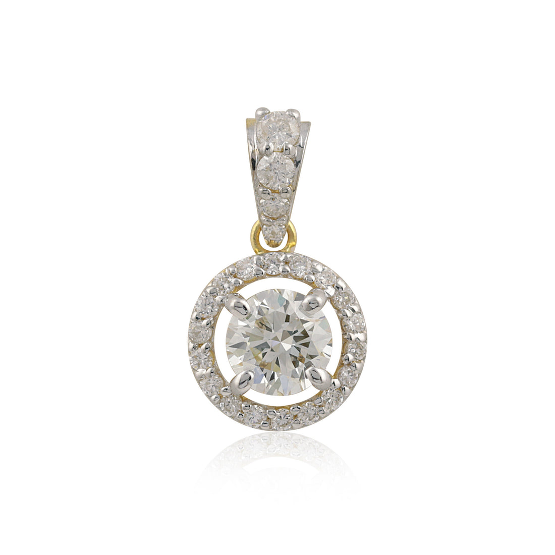 14K/18K Lab Grown Diamond Dainty Pendant Necklace