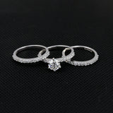 14K/18K Lab Grown Diamond Round Cut Ring for Women