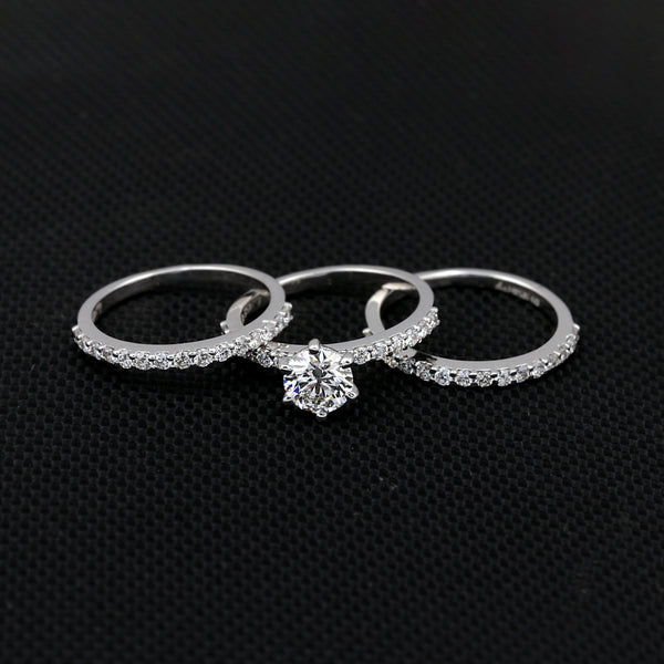 14K/18K Lab Grown Diamond Round Cut Ring for Women