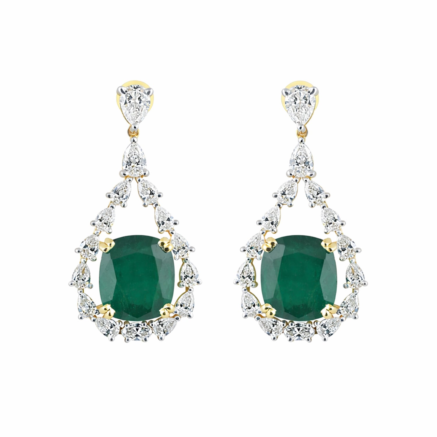 Emerald Cut Earrings