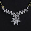 14K/18K Lab Grown Diamond Cluster Pendant Necklace