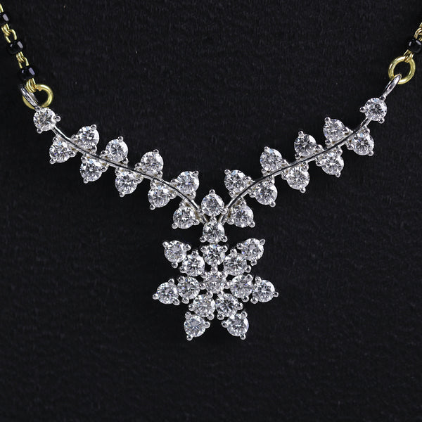 14K/18K Lab Grown Diamond Cluster Pendant Necklace