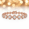 14K/18K Lab Grown Diamond Tennis Bracelet – Round Cut, 3ct, BIS Hallmark Gold