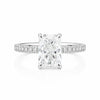 14K/18K Lab Grown Diamond Emerald Cut Ring for Women
