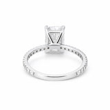 14K/18K Lab Grown Diamond Emerald Cut Ring for Women