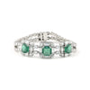 14K/18K Lab Grown Emerald Bracelet – Round Cut, 17.47ct, BIS Hallmark Gold