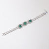 14K/18K Lab Grown Emerald Bracelet – Round Cut, 17.47ct, BIS Hallmark Gold