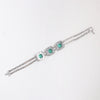14K/18K Lab Grown Emerald Bracelet – Round Cut, 17.47ct, BIS Hallmark Gold