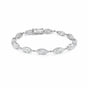 18K Lab Grown Diamond Tennis Bracelet – Round Cut, 12.4ct, BIS Hallmark Gold