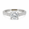 14K/18K Lab Grown Diamond Round Cut Ring for Women