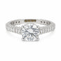 14K/18K Lab Grown Diamond Round Cut Ring for Women