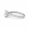 14K/18K Lab Grown Diamond Round Cut Ring for Women