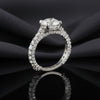 14K/18K Lab Grown Diamond Round Cut Ring for Women