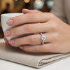 14K/18K Lab Grown Diamond Round Cut Ring for Women