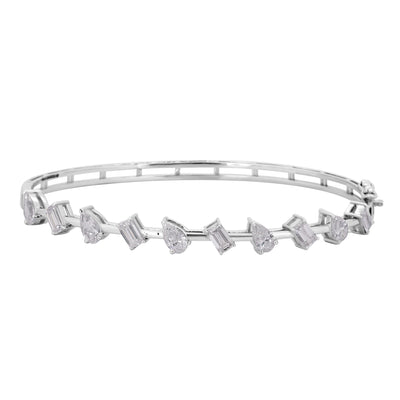14K/18K Lab Grown Diamond Tennis Bracelet – Round Cut, 3.04 Ct tw, VVS/E, IGI Certified, BIS Hallmark Gold