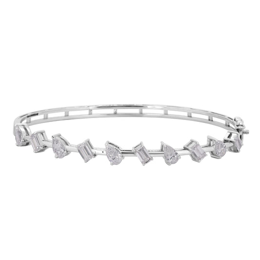 14K/18K Lab Grown Diamond Tennis Bracelet – Round Cut, 3.04ct, BIS Hallmark Gold