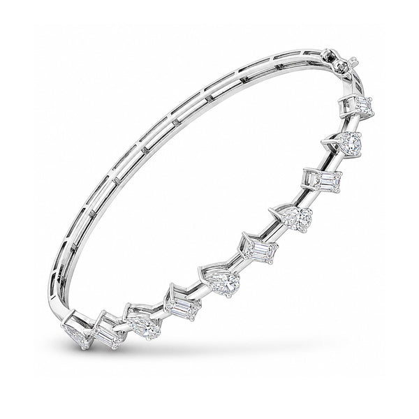 14K/18K Lab Grown Diamond Tennis Bracelet – Round Cut, 3.04ct, BIS Hallmark Gold