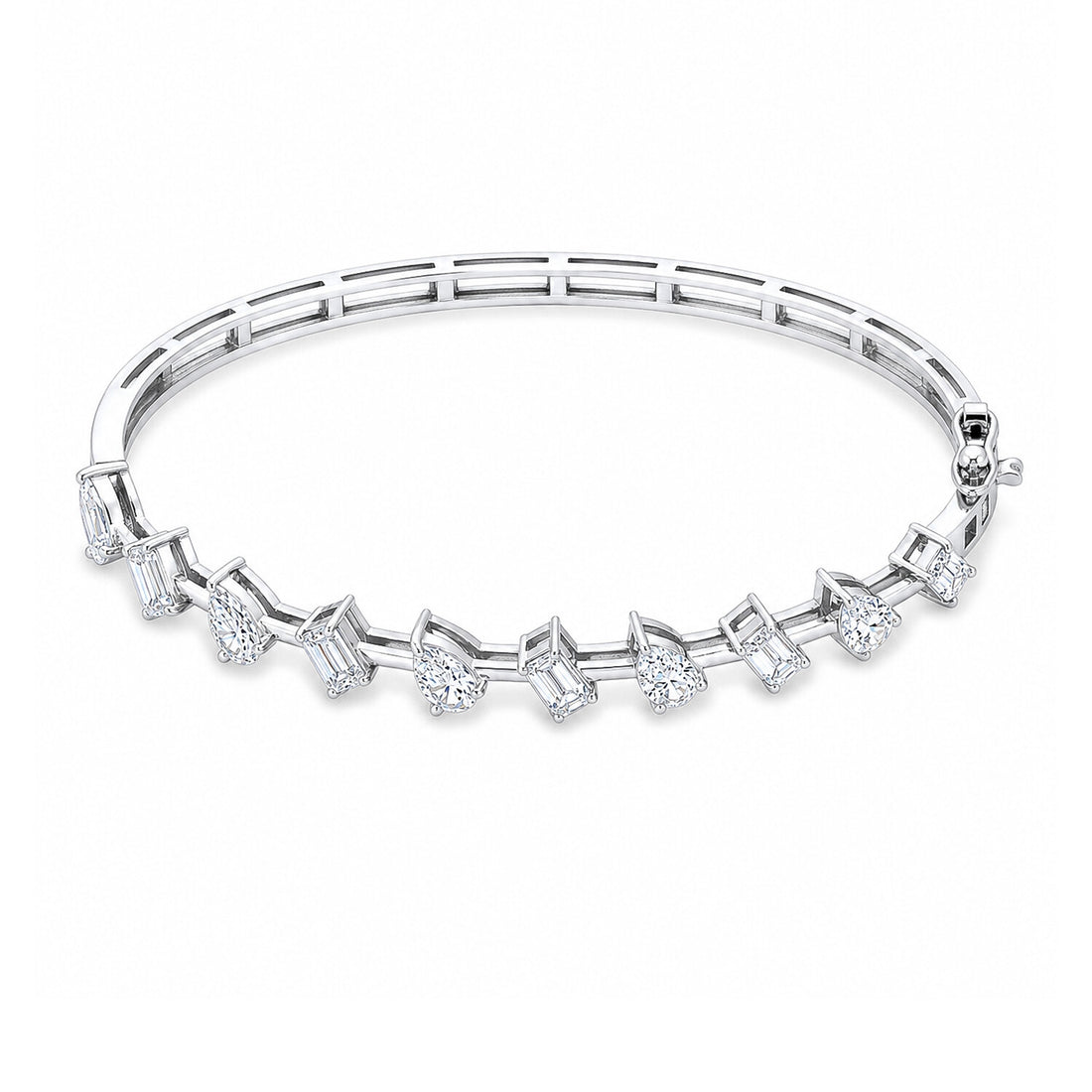 14K/18K Lab Grown Diamond Tennis Bracelet – Round Cut, 3.04ct, BIS Hallmark Gold