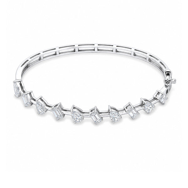 14K/18K Lab Grown Diamond Tennis Bracelet – Round Cut, 3.04ct, BIS Hallmark Gold