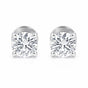 14K/18K Lab-Grown Diamond Solitaire Round Stud Earrings