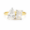 14K/18K Lab Grown Diamond Emerald Cut Ring for Women