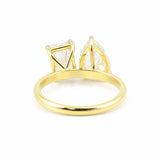 14K/18K Lab Grown Diamond Emerald Cut Ring for Women