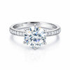 14K/18K Lab Grown Diamond Round Cut Ring for Women