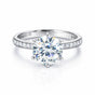 14K/18K Lab Grown Diamond Round Cut Ring for Women
