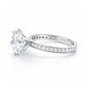 14K/18K Lab Grown Diamond Round Cut Ring for Women