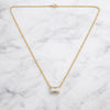 14K/18K Gold Emerald-Cut Diamond Accent Pendant Necklace
