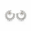 18K Lab-Grown Diamond Round Drop Earrings