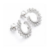 18K Lab-Grown Diamond Round Drop Earrings