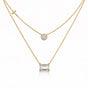 14K/18K Lab Grown Diamond Mixed-Cut Pendant Necklace