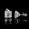 14K/18K Lab Grown Diamond Asscher Cut Stud Earrings