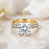 18K Lab Grown Diamond Round-Cut Halo Ring