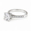 14K Lab Grown Diamond Round-Cut Halo Ring
