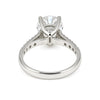 14K Lab Grown Diamond Round-Cut Halo Ring