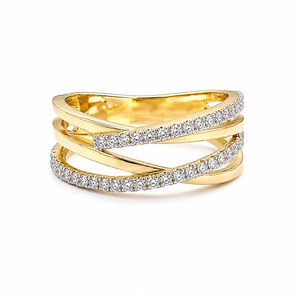 14K/18K Lab Grown Diamond Round Cut Ring for Women