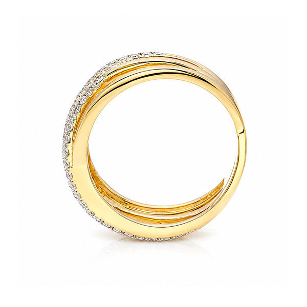 14K/18K Lab Grown Diamond Round Cut Ring for Women