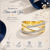 14K/18K Lab Grown Diamond Round Cut Ring for Women