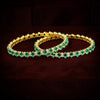 14K/18K Lab Grown Emerald Bracelet – Oval Cut, 33.82ct, BIS Hallmark Gold