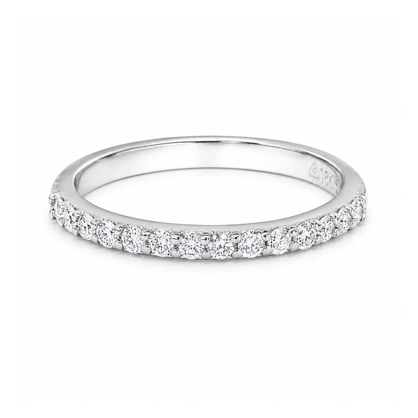 18K Lab Grown Diamond Round Cut Ring for Women