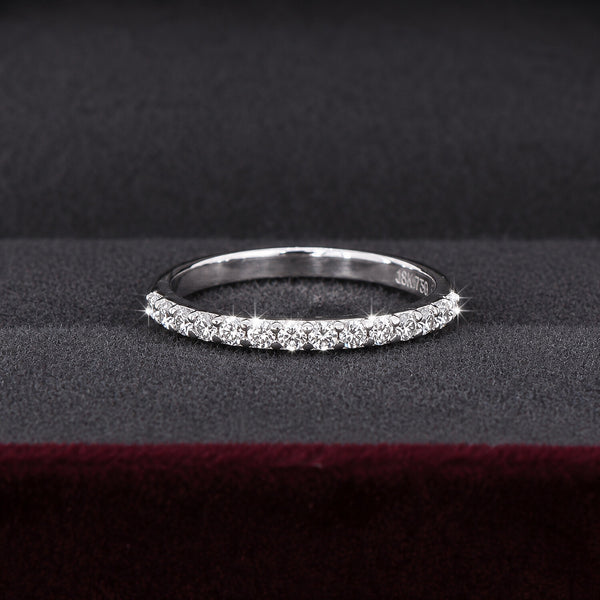18K Lab Grown Diamond Round Cut Ring for Women