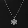 14K/18K Lab Grown Diamond Pave Cluster Pendant Necklace