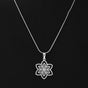 14K/18K Lab Grown 0.87 Ct tw Diamond Pave Cluster Pendant Necklace, VVS/E, IGI Certified
