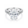 14K/18K Lab Grown Diamond Oval Cut Ring for Women