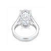 14K/18K Lab Grown Diamond Oval Cut Ring for Women
