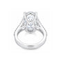 14K/18K Lab Grown Diamond Oval Cut Ring for Women