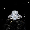 14K/18K Lab Grown Diamond Oval Cut Ring for Women