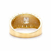 14K Lab Grown Diamond Heart-Cut Halo Ring